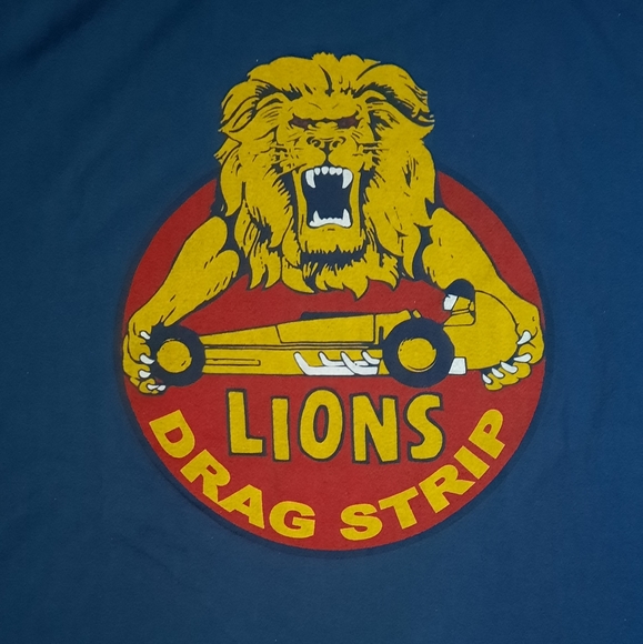 Lions Drag Strip Drag racing t-shirt NWOT - Picture 4 of 5